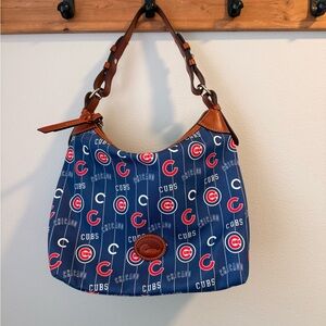 Chicago Cubs Dooney & Bourke Erica Bag Nylon with Leather MLB